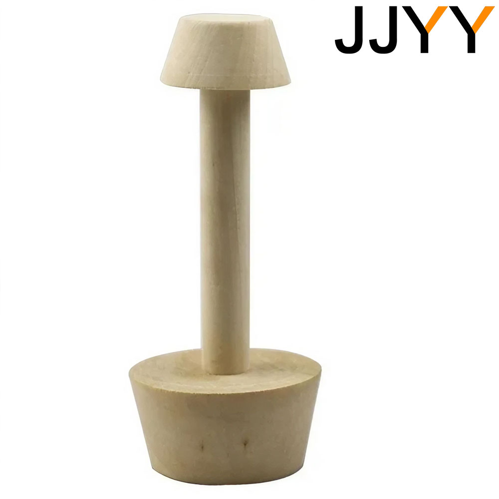 Wooden Egg Tart-Tamper Portable Double Side Pastry Egg Tart- Pusher Eggtart Mold: Default Title
