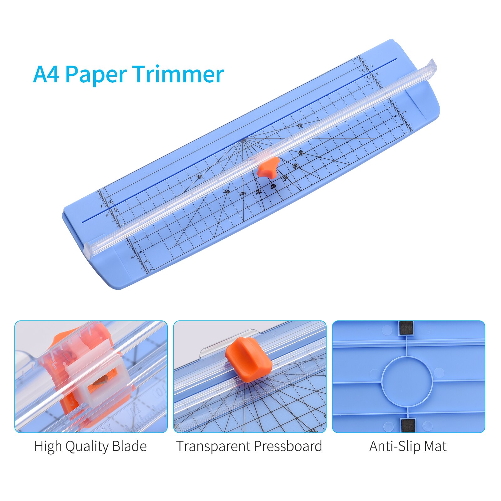 Aibecy Draagbare Papier Trimmer A4 Size Papiersnijder Snijmachine 12 Inch Snijden Breedte Voor Ambachtelijke Papier Foto Gelamineerd Papier