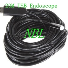 Mini 2MP PAL Pinhole USB Endoscoop 6 * LED 1/6 VGA CMOS 1600*1200 HD Waterdichte 20 M 9mm draad endoscoop Borescope Videocamera