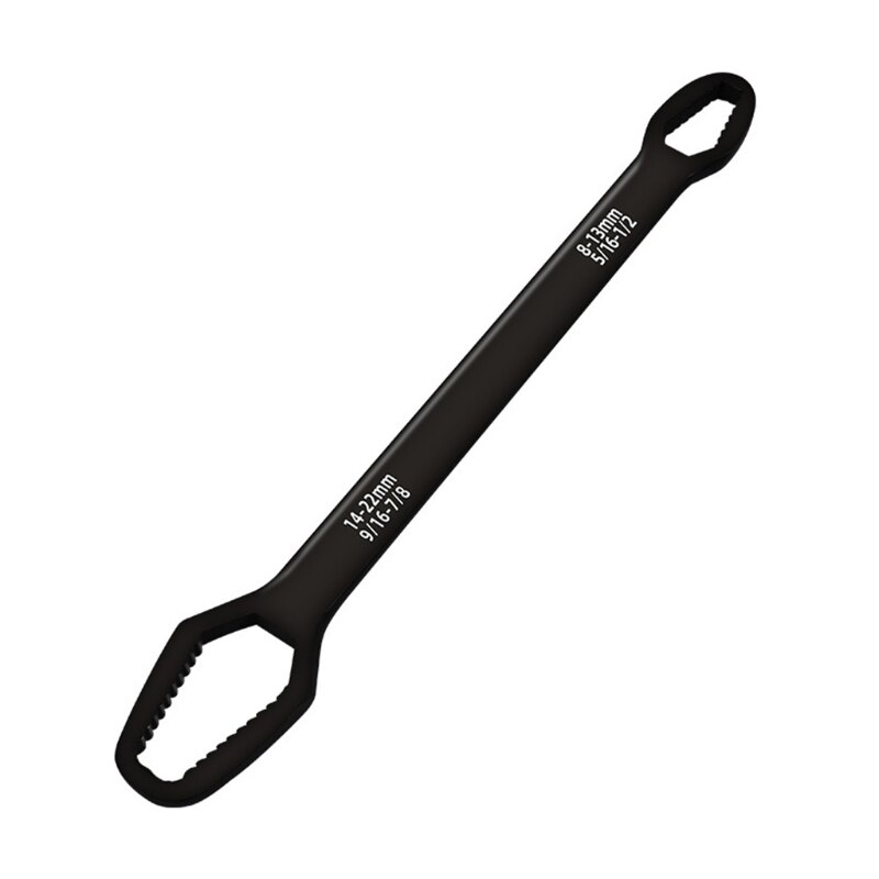 Double End Wrenches Universal Spanner 14-22mm 8-13mm Wrench Key Screw Nuts Repair Quick Release Wide Used: 2