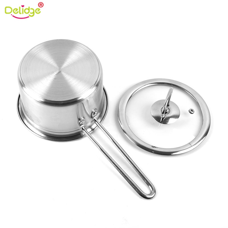 Delidge 1 pc 16 18 20 cm kookpot, verschillende maten, roestvrij staal, instant noedels, mike eiersoep, kookpot, keuken kookgerei