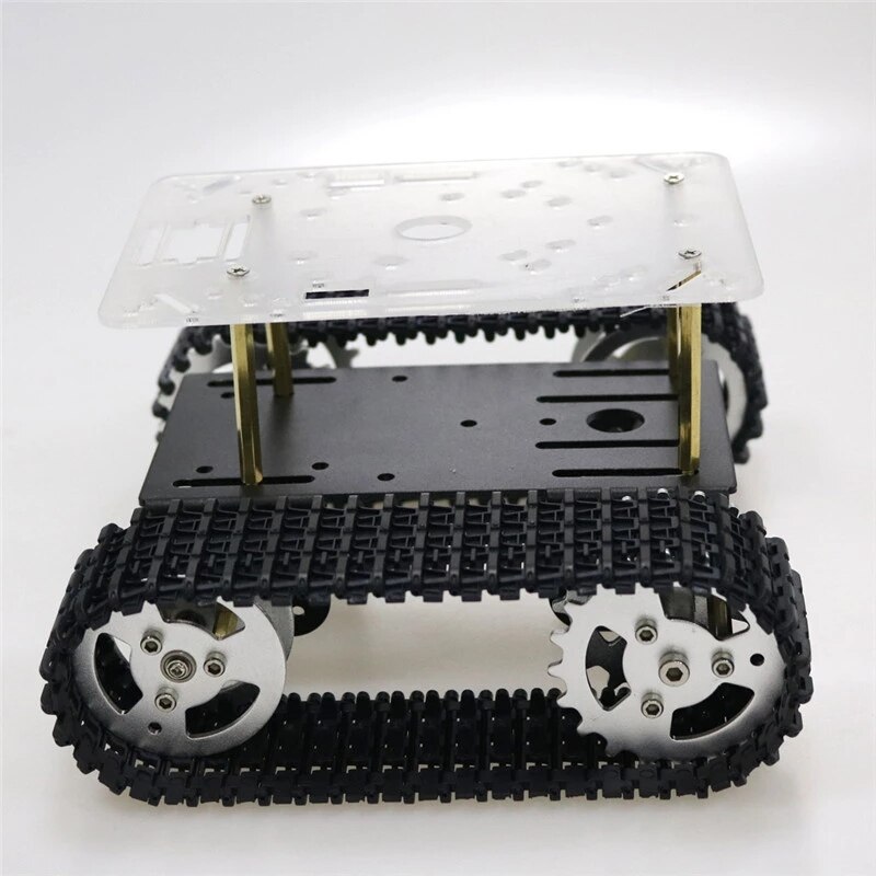 Robot Tank Chassis Tracked Car Platform with 33GB-520 Motor for Arduino DIY Robot Toy Part mini T101