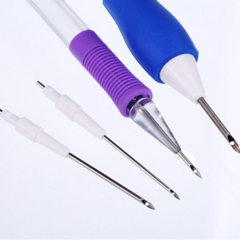 Magic DIY Hand Embroidery Pen Patch Knitting Sewing Tool Kit Punch Needle embroidery thread embroidery threads mulina hilos