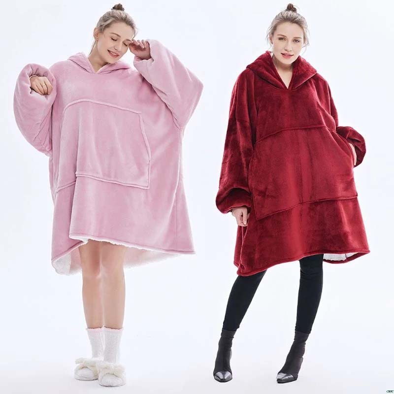 Verdikte Moederschap Vrouwen Flanel Babywearing Zwangerschap Hoodies Baby Tv Deken Gezellige Oversized Hooded Sweatshirt Multicolor
