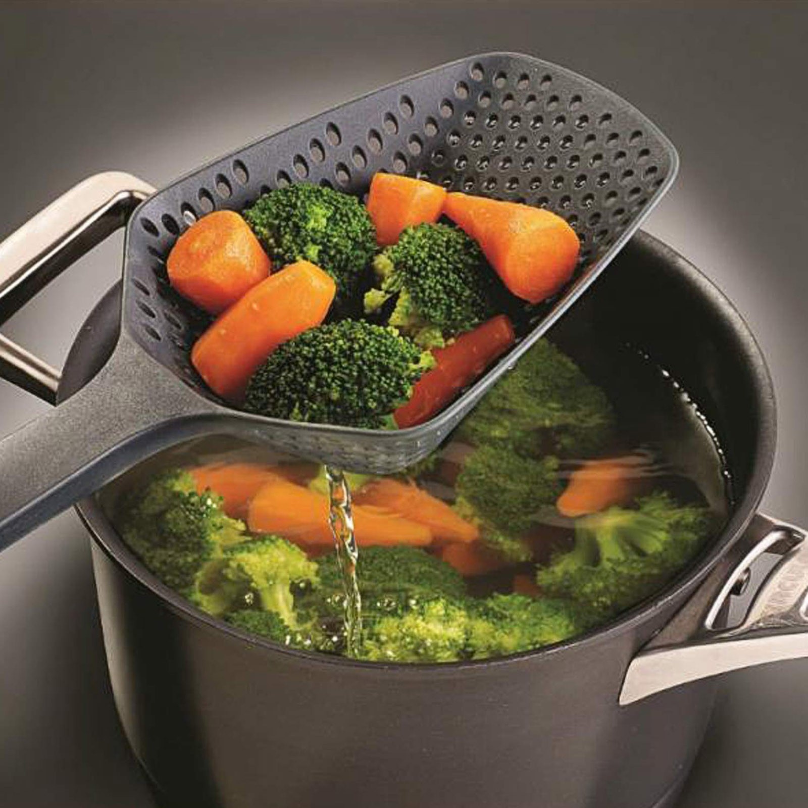 4Pc Home Portable Keuken Grote Scoop Vergiet Pasta Hittebestendige Zeef Plastic Ijs Scoop Keukengerei Plastic Vergiet #45