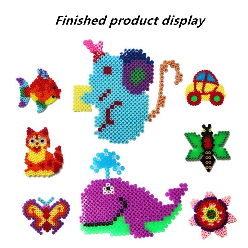 Hama Beads-Lote de 10000 piezas de 5mm de colores variados, 36 colores, juguetes educativos DIY para niños, garantía de , fusible de juguete DIY