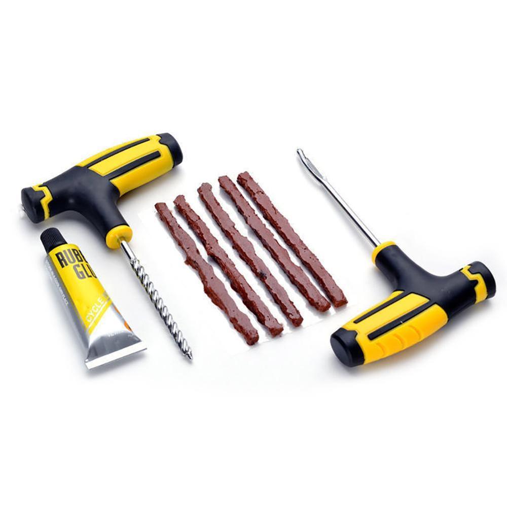 Autoband Reparatie Tools Bandenreparatieset Klinknagel Tool Set Auto Fiets Tubeless Bandpunctuur Plug Garage Auto Onderdelen