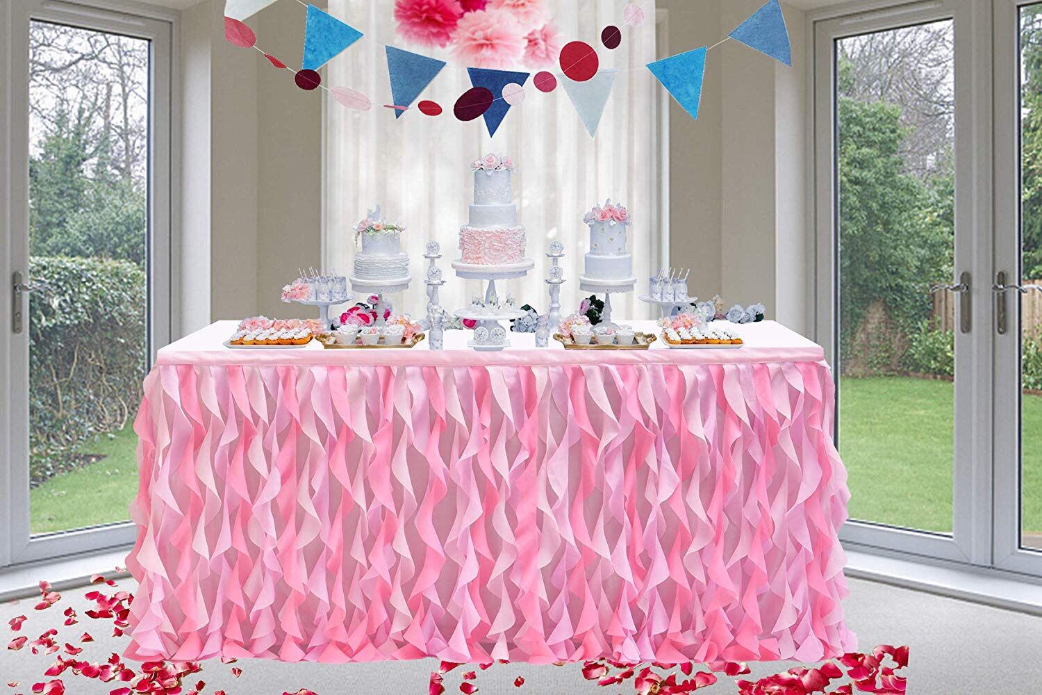 Tüll Ballettröckchen Tisch Felsen Tüll Geschirr für Hochzeit Dekoration Baby Dusche Party Hochzeit Tabelle Sockel Hause Textil 185x77cm: G