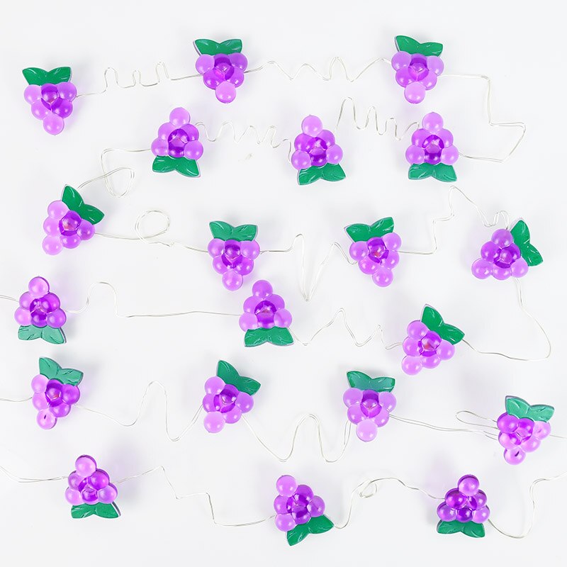 20LED 2M Flamingo String Lights Pineapple Unicorn Watermelon Shape LED Lamp Garland For Hawaii Wedding Birthday Party Home Decor: A11