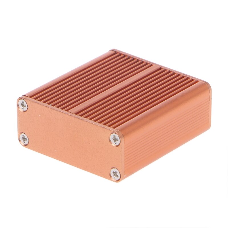 Aluminum Electronic Project Case PCB Instrument Enclosure Box 45x45x18.5mm