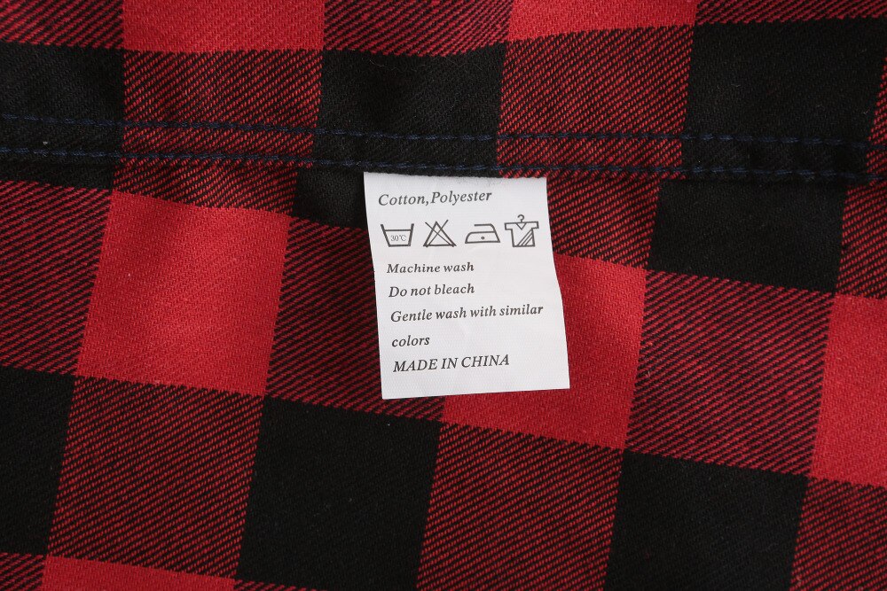 Men Flannel Red Black Plaid Shirt Cotton Autumn Casual Long Sleeve Shirt Soft Comfort Slim Fit Styles Brand Man Clothes