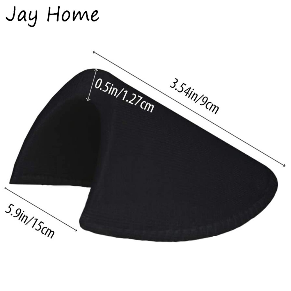 Hombreras de esponja de espuma para mujer y hombre, conjunto de costura, hombreras para chaqueta, chaqueta, camiseta, accesorios de ropa, 12 pares