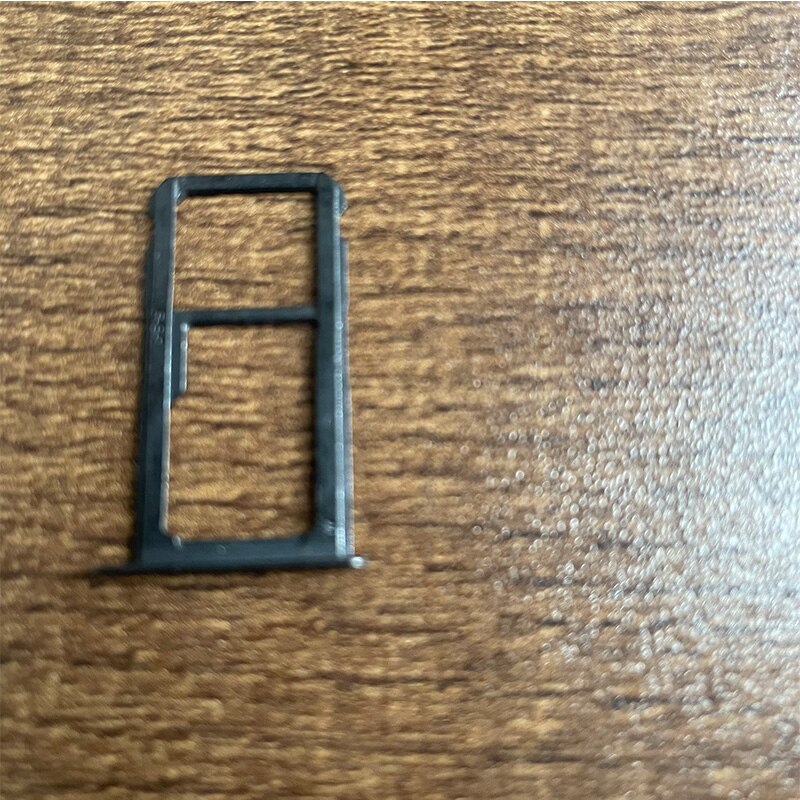 10/Pcs Sim Kaart Voor Huawei P9 Lite Sim Card Tray Slot Houder Adapter Vervangende Onderdelen Micro Sd-kaart lade Houder: Black