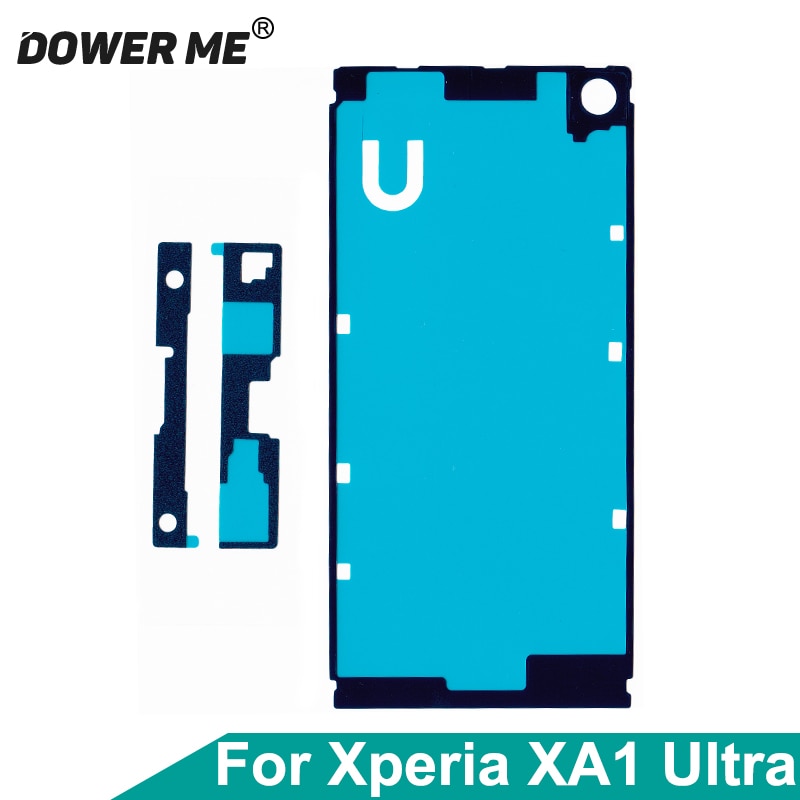 Dower Me Front LCD Screen Waterproof Adhesive Back Battery Cover Sticker For SONY Xperia XA1 Ultra G3212 G3221 G3223 G3226 XA1U