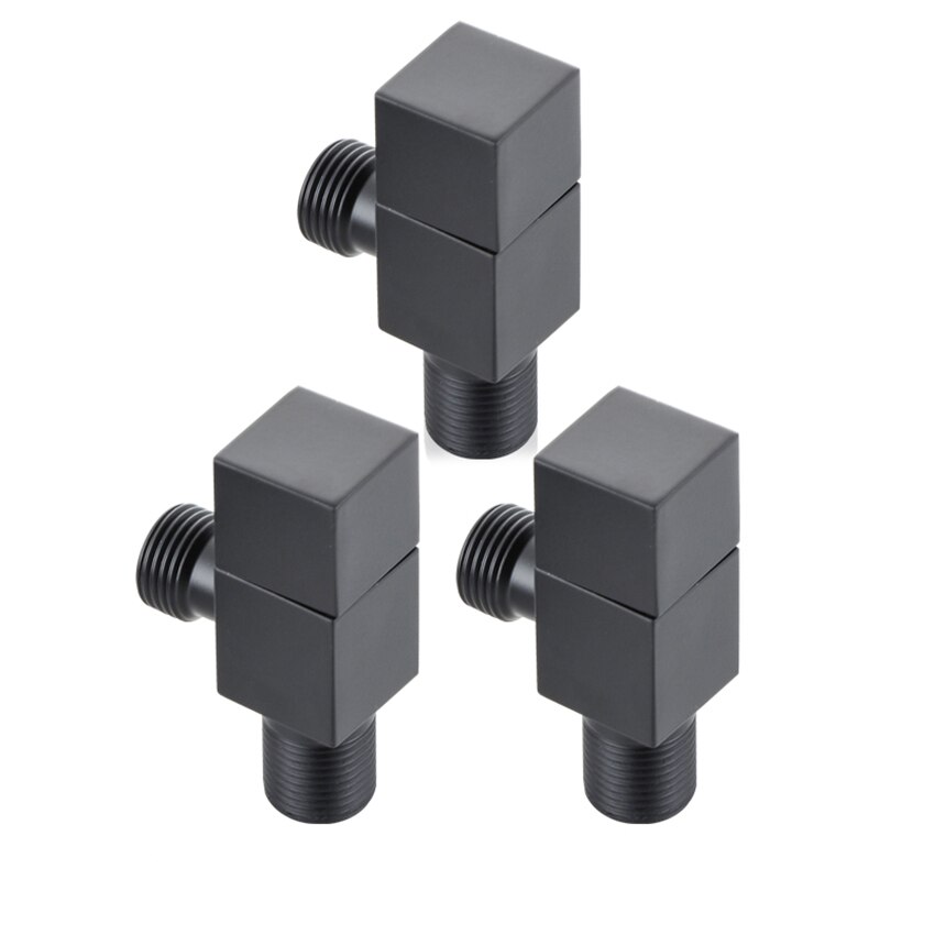 Water Flow Control Klep, Vierkante Hoek Vavle Messing Afsluiter Voor