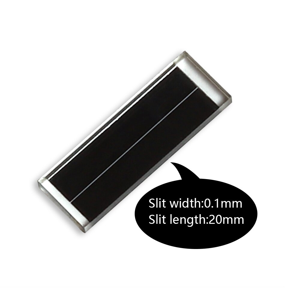 Mirror Double slit diffraction Glass optical instrument physical optics high-precision slit grating Teaching instrument: Mirror Single Slit