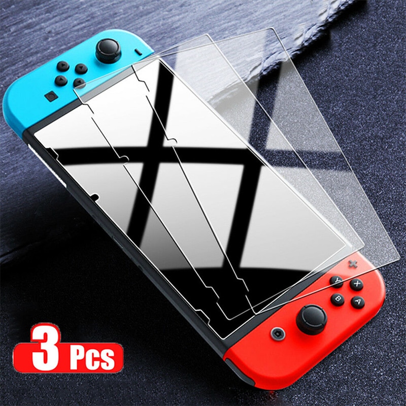 3Pcs Tempered Glass For Nintend Switch Screen Film Protector For Nintendos Switch Lite HD Protective Glass Screen Film Protector