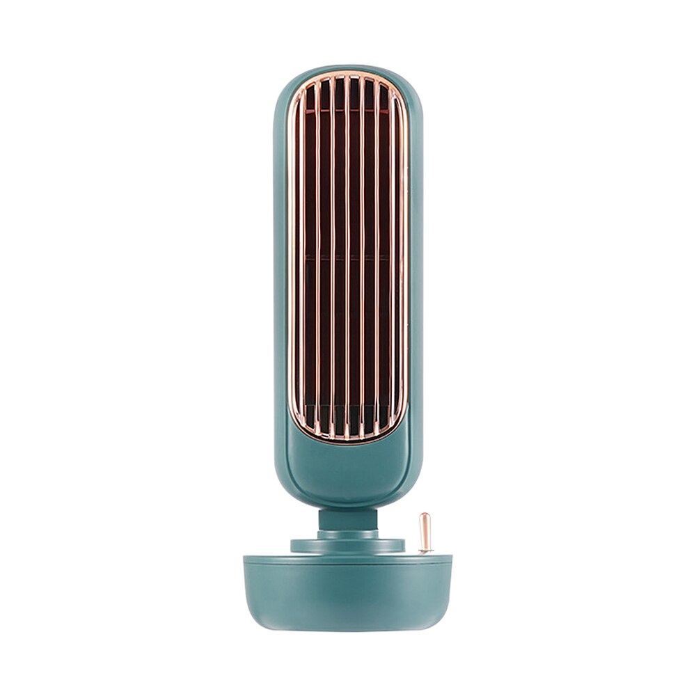 Portable Retro Bladeless Fan Summer Cooling Fan USB Air Conditioner Spray Humidification Desktop For Home Office Fan: 03