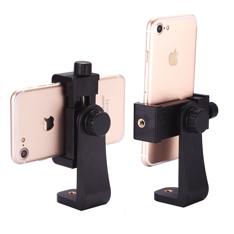 Phone Holder Adapter Rotation 1/4" Screw Tripod Self Stick Big Holder Stander for Cellphone Iphone X XS 8 7 Plus Samsung Huawei