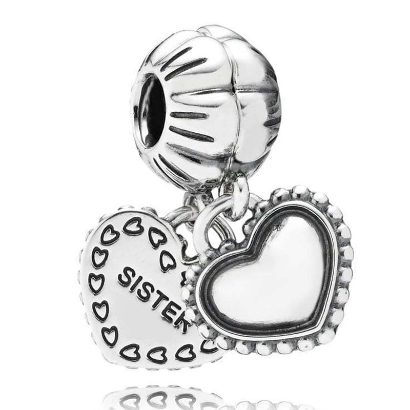 Queen Bee My Special Sister Light As A Feather Moon & Star Pendant Fit Bracelet 925 Sterling Silver Bead Charm Jewelry: 12