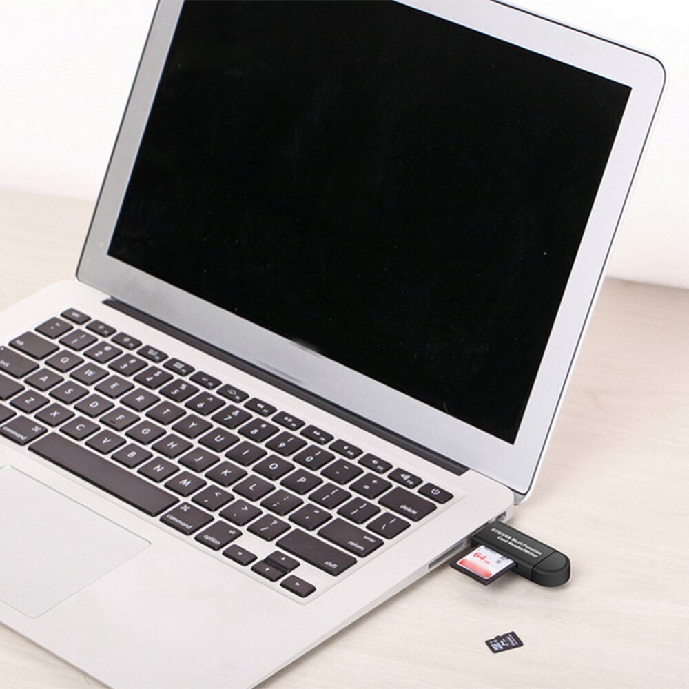 Alles-in-één geheugenkaartlezer otg micro sd/sdxc tf kaartlezer usb 2.0 mobiele kaartlezer voor pc laptop computer