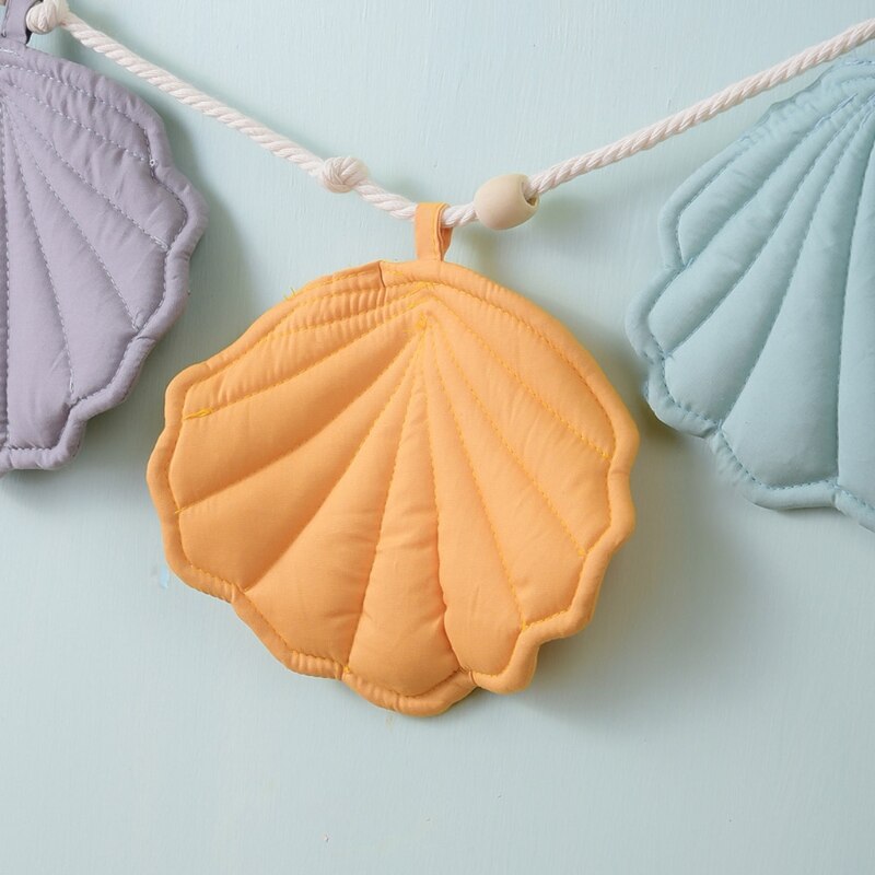 1 Pc Shell/Leaves Shape Baby Crib Mosquito Net Ornament Wall Hanging Pendant Kids Children Home Decoration
