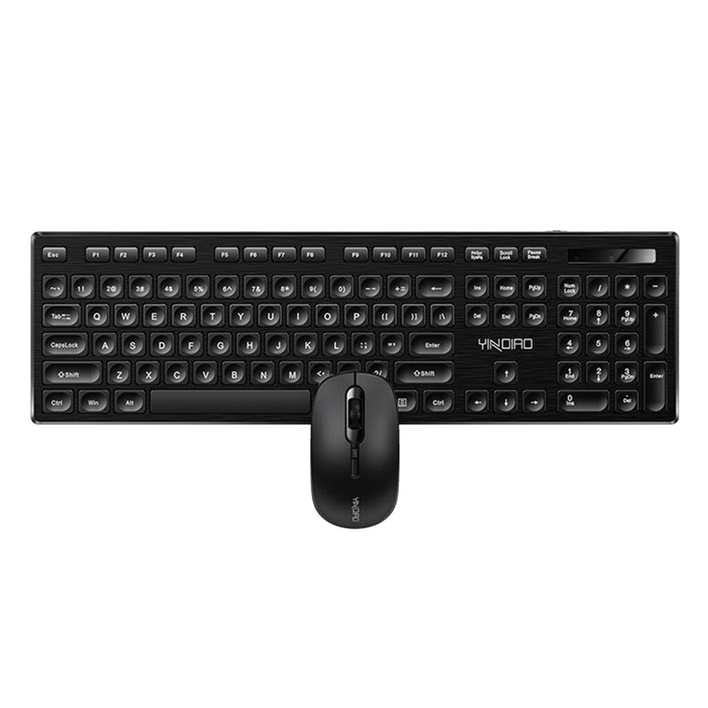 Trådlöst tangentbord mus set ergonomisk mus pc mause tyst knapp tangentbord och mus combo 2.4g för bärbar dator