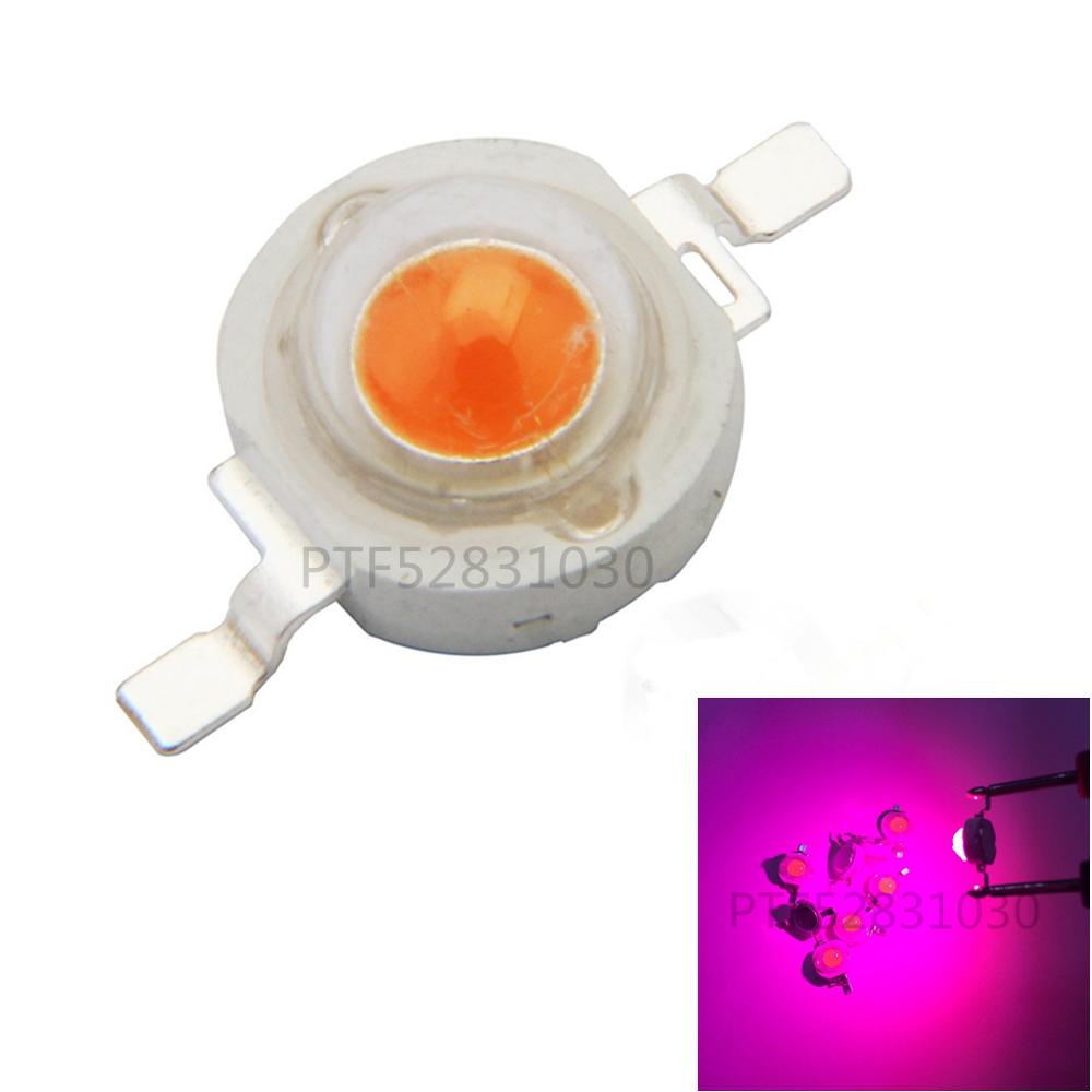 50pcs/lot 1w/3w/5w full spectrum led grow chip , led grow lights ,broad 400nm-840nm led diode for indoor Not PCB/with PCB star: Not pcb / 5W