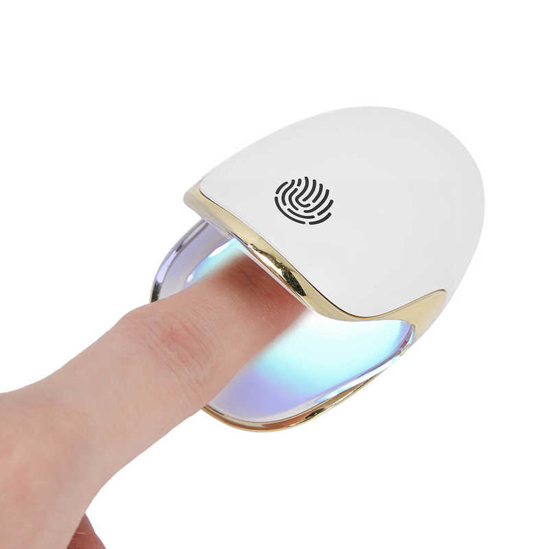 Mini 6W Nagel Droger Uv Led Lamp Nagel Droger Bakken Lamp Thuis Kleine Enkele Vinger Led Nagels Curing Machine gel Droger Manicure Tool