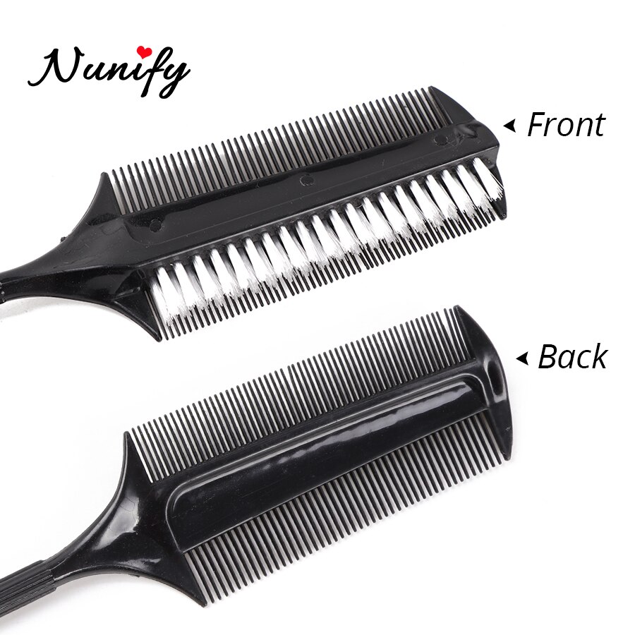 Nunify slim line drilleri frisør kamme glat hår børste piger hestehale hår kam salon hårpleje styling værktøj