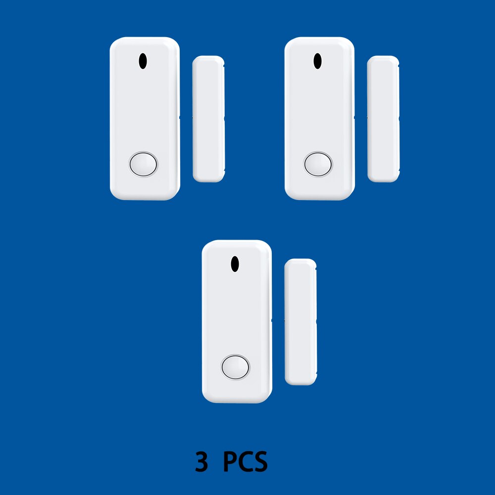 Smartrol 433mhz Door Window Alarm Sensor Security Alarm Host Accessories for Android Ios Home Alarm System Kits Apps Control: 3PCS