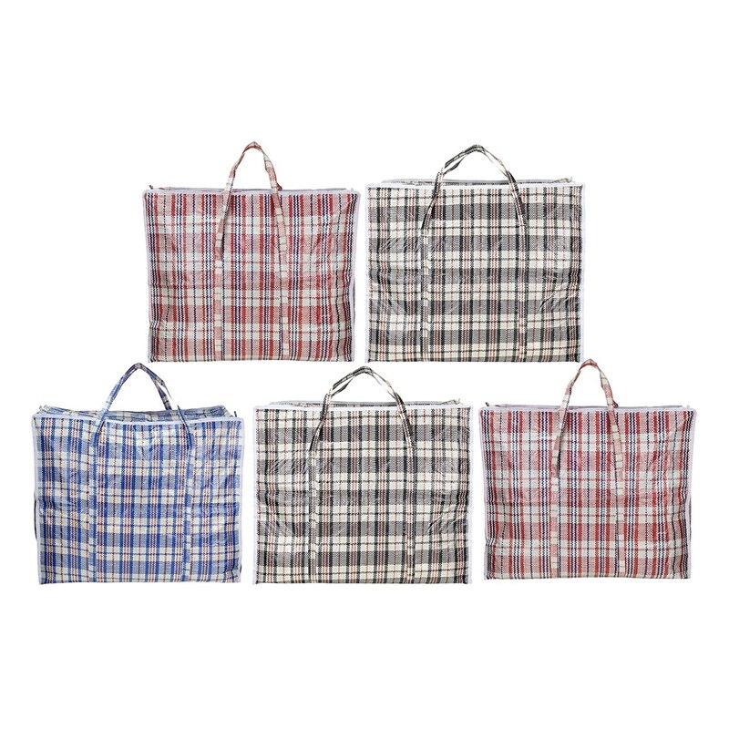 Extra VALUE Large Strong and Durable Laundry Bags perfect for Laundry/Moving House/Storage Reusable Store Zip Bag: random colors