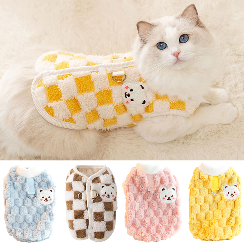 Haarlose Katzenkleidung für Devon Sphynx Katzenmantel Warmer Pullover Kätzchen W