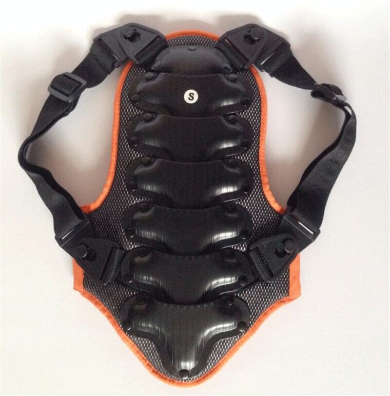 Children's Sport Armor Back Support Bike Skiing Skateboarding Equestrian Kids Back Armor Ski Strong Back Protectior: Black / S