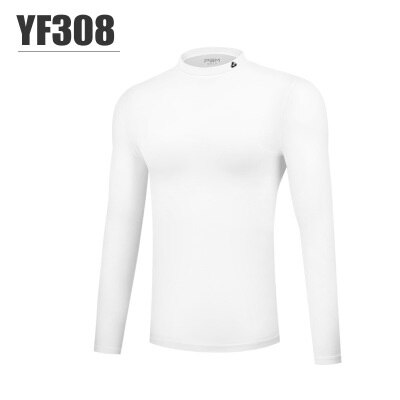 Golfklær til #39 solbeskyttelsesskjorte issilke tights langermet t-skjorte anti-uv treningsundertøy skjorter golf sportsklær: Stil 2 hvit / M