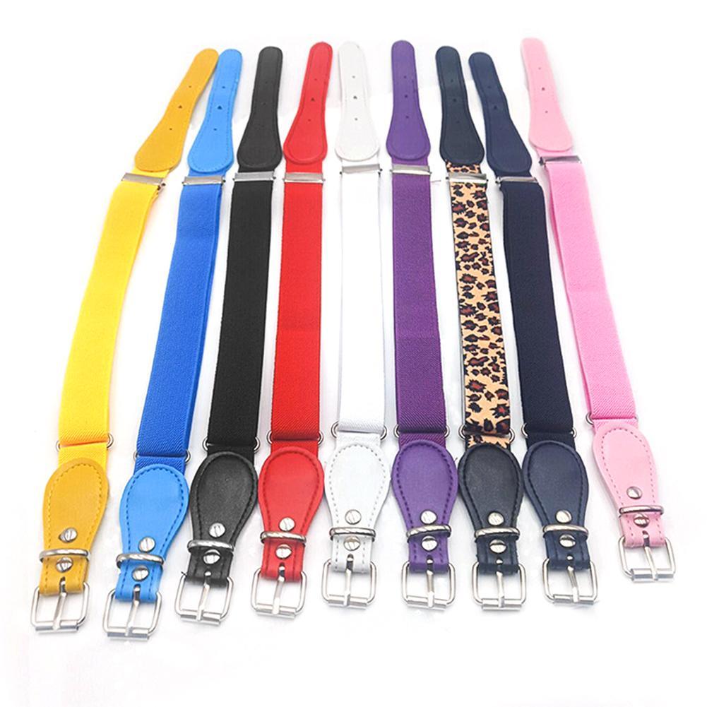 Children Faux Leather Belt Kids Cute Peach Heart Buckle Belts For Girls Boys Waistband Waist Belt