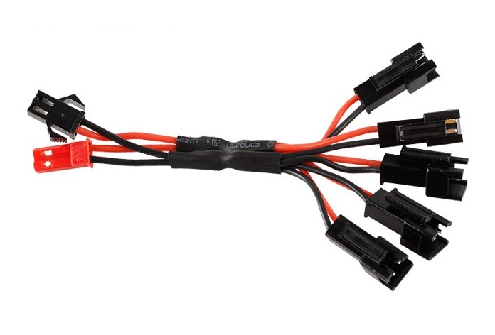 YUKALA 6V 2800mAh Ni-MH AA batterie avec chargeur pour camion RC/voiture RC/bateau RC/réservoir RC SM/JST/TAMIYA prise 6 v 2800 mah: Rouge