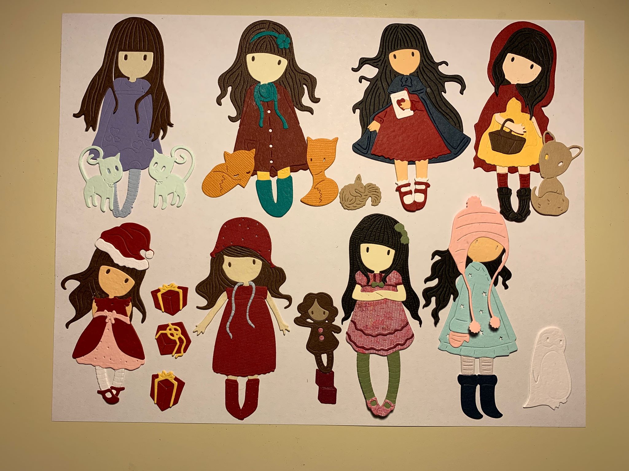 Craft Paper Dies Cut For Card Making Spain Girl Doll Diy Scrapbooking Dies Metal Embossing Nouveau Arrivage 30