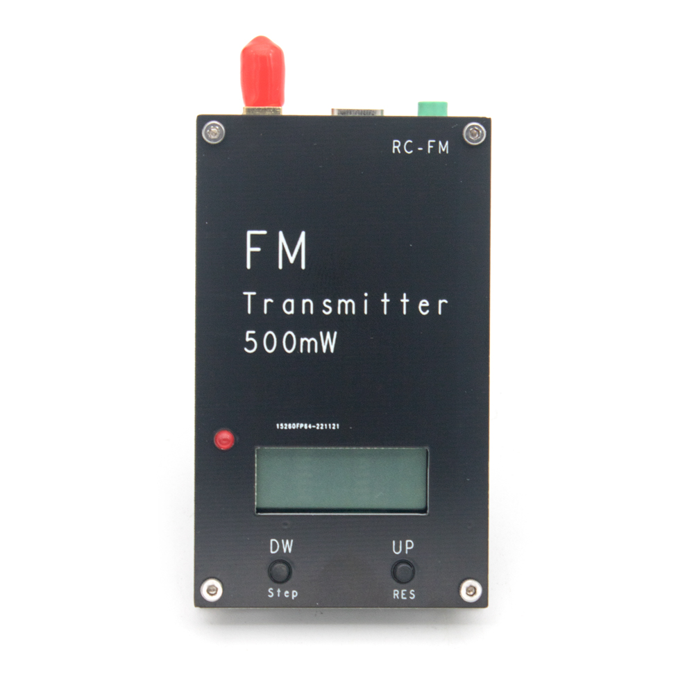 2000 m FM transmitter digital display 0.5W 500mW stereo 76-108M DSP radio Campus Radio station Auto Parts