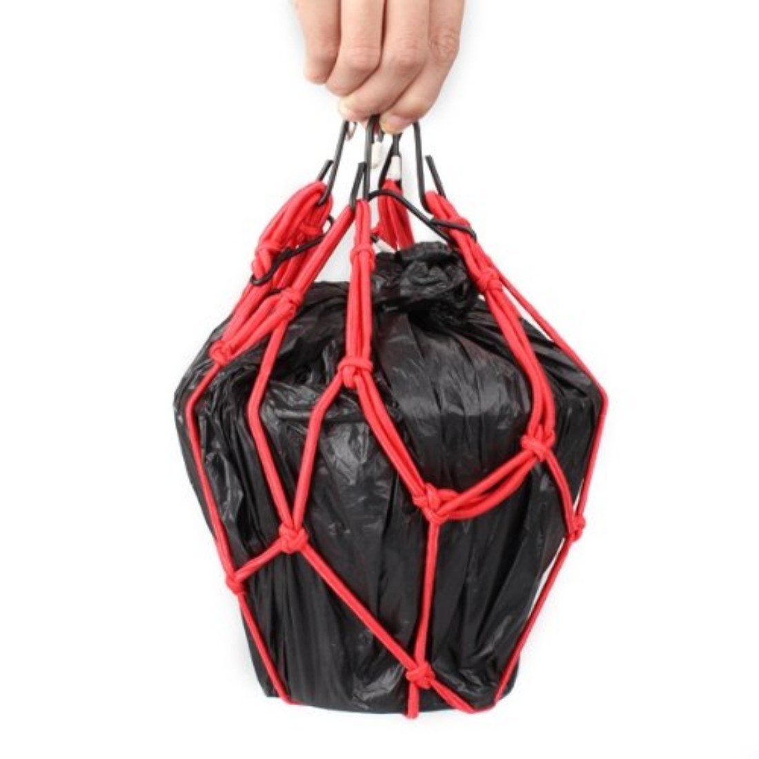 Dewtreetali 30*30cm Rode Motorfiets Dirt Bike Scooter Bagage Cargo Bungee Netto Zak Mesh Opslag Carrier Bag Helm houder 6 haken