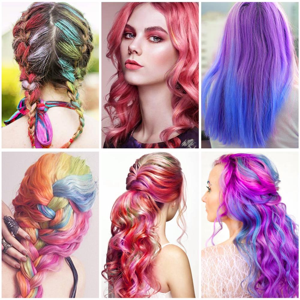 1 Pc Mini Tijdelijke Haar Multicolor Dye Kam Kleurpotloden Haarkleur Dye Haar Kleur Krijt Voor Salon Diy