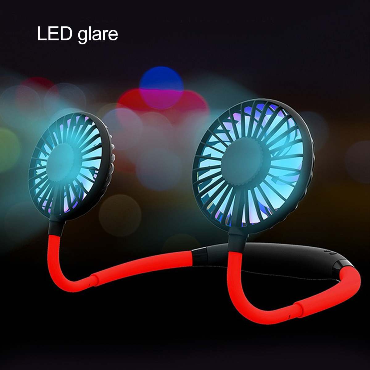 Mini Usb Draagbare Ventilator Hals Met Oplaadbare Batterij Ultra Stille Wind Wearable Ventilator Handheld Luchtkoeler Conditioner Voor Kamer