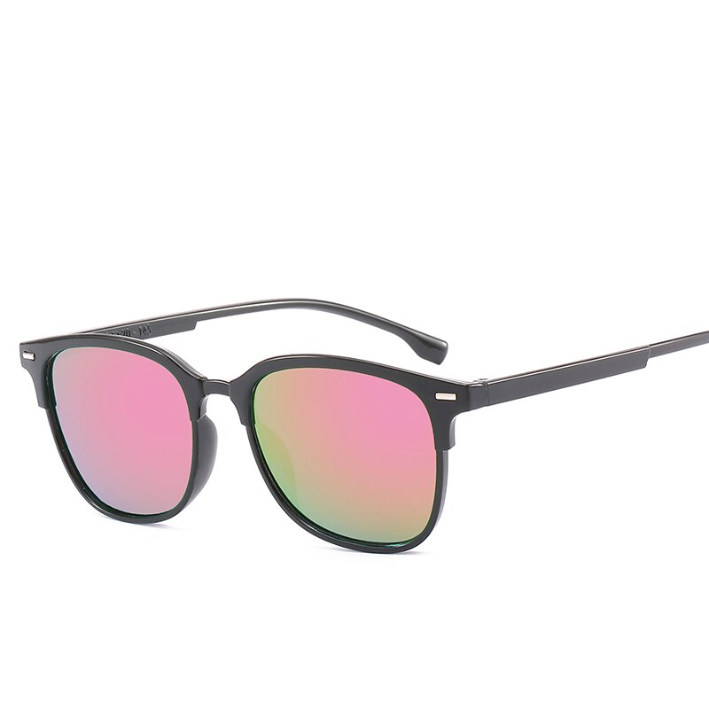 Cat eye zonnebril vierkante retro wandelzonnebril auto zonnebril dames luxe merk heren zonnebrillen  uv400: 11-jh18007-c3