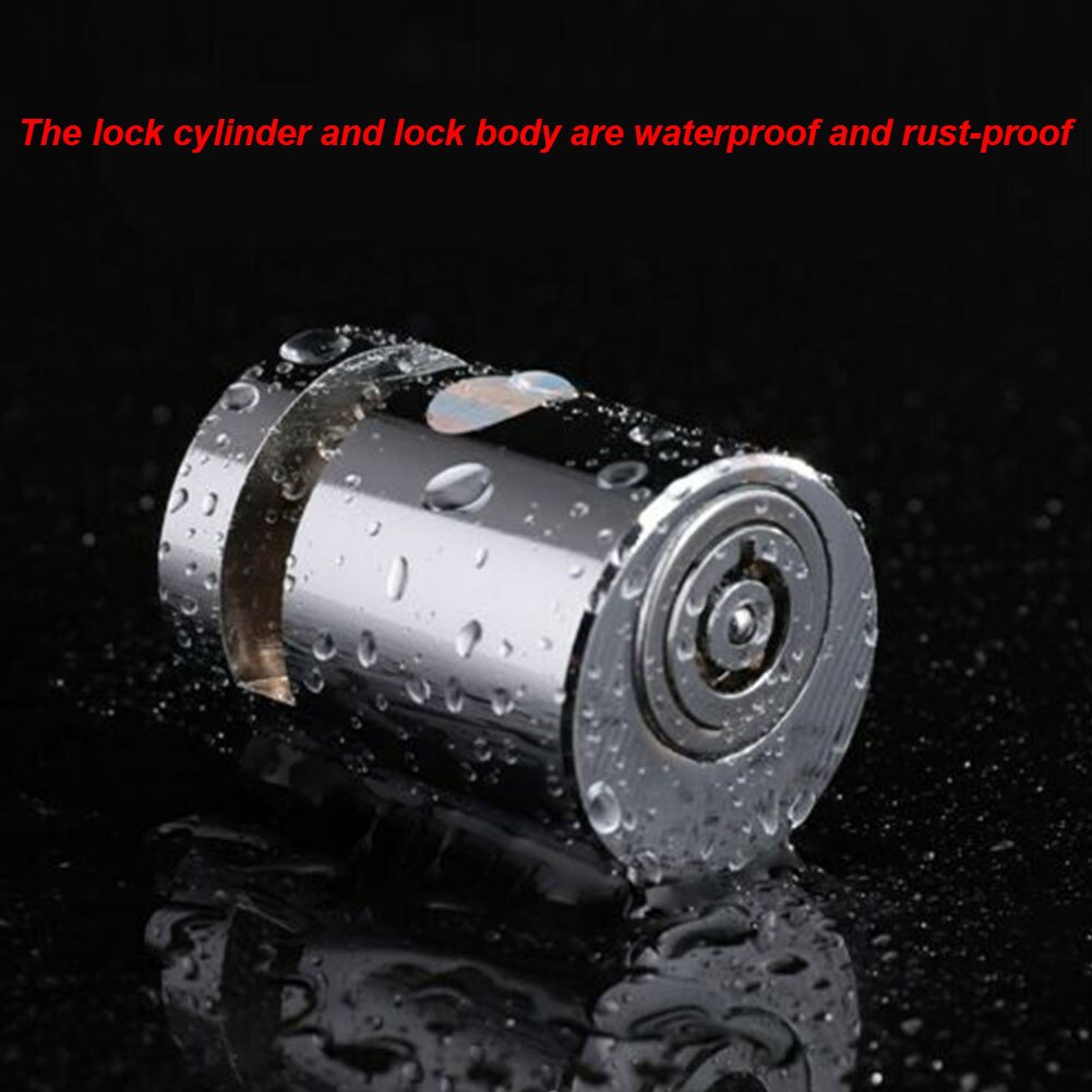 Anti-theft Scooter Bicycle Mountain Bike Disc Brake Lock Silver Waterproof Scooter Disc Lock Motorcycle Security Lock