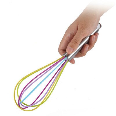 Semi-Automatic Egg Beater 304 Stainless Steel Egg Whisk Manual Hand Mixer Self Turning Egg Stirrer Kitchen Egg Tools: Style 2