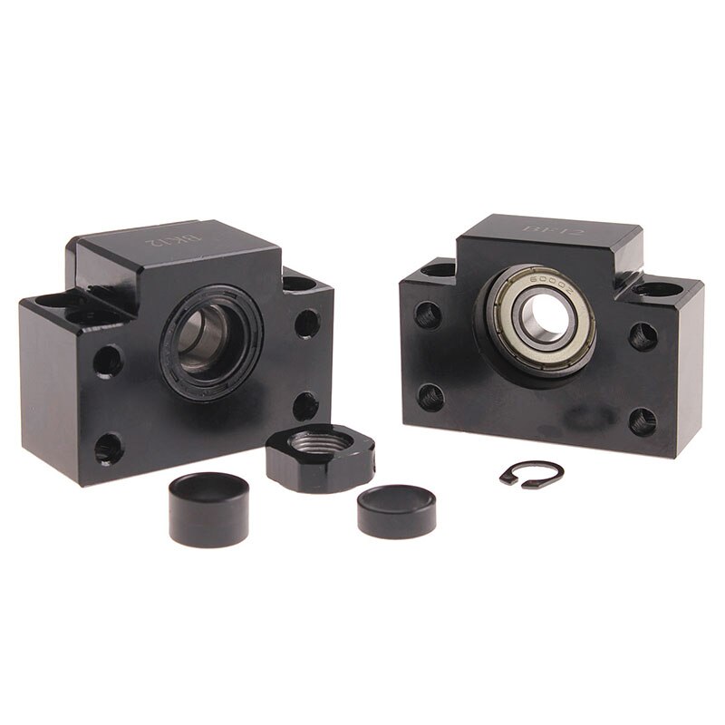 1set BK/BF10 BK/BF12 BK/BF15 BK/BF20 Ball Screw End Supports Bearing Mounts For SFU1204 SFU1605 SFU2005SFU2505 BallScrew Support