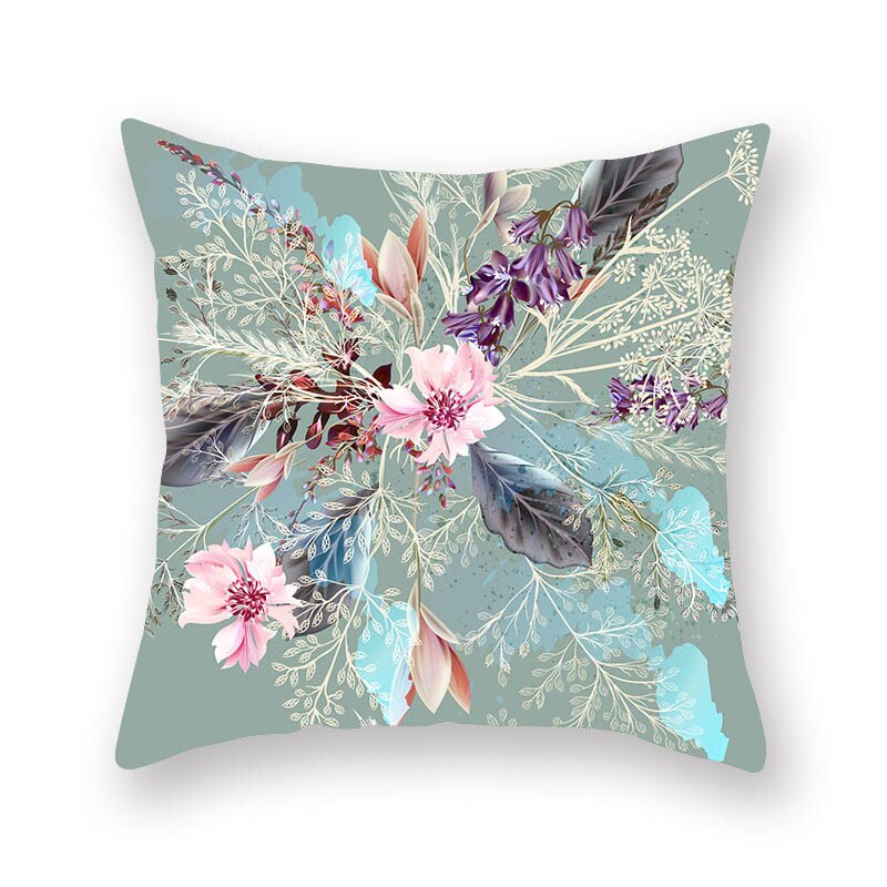 Housse de coussin, motif géométrique, 1 pièce, couleur verte, 45x45cm, Texture marbrée, décoration pour canapé taie d'oreiller: 16