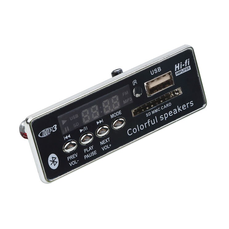 Kebidu carro usb bluetooth mp3 decodificador placa com controle remoto mãos-livres mp3 player integrado módulo usb fm aux rádio para carro