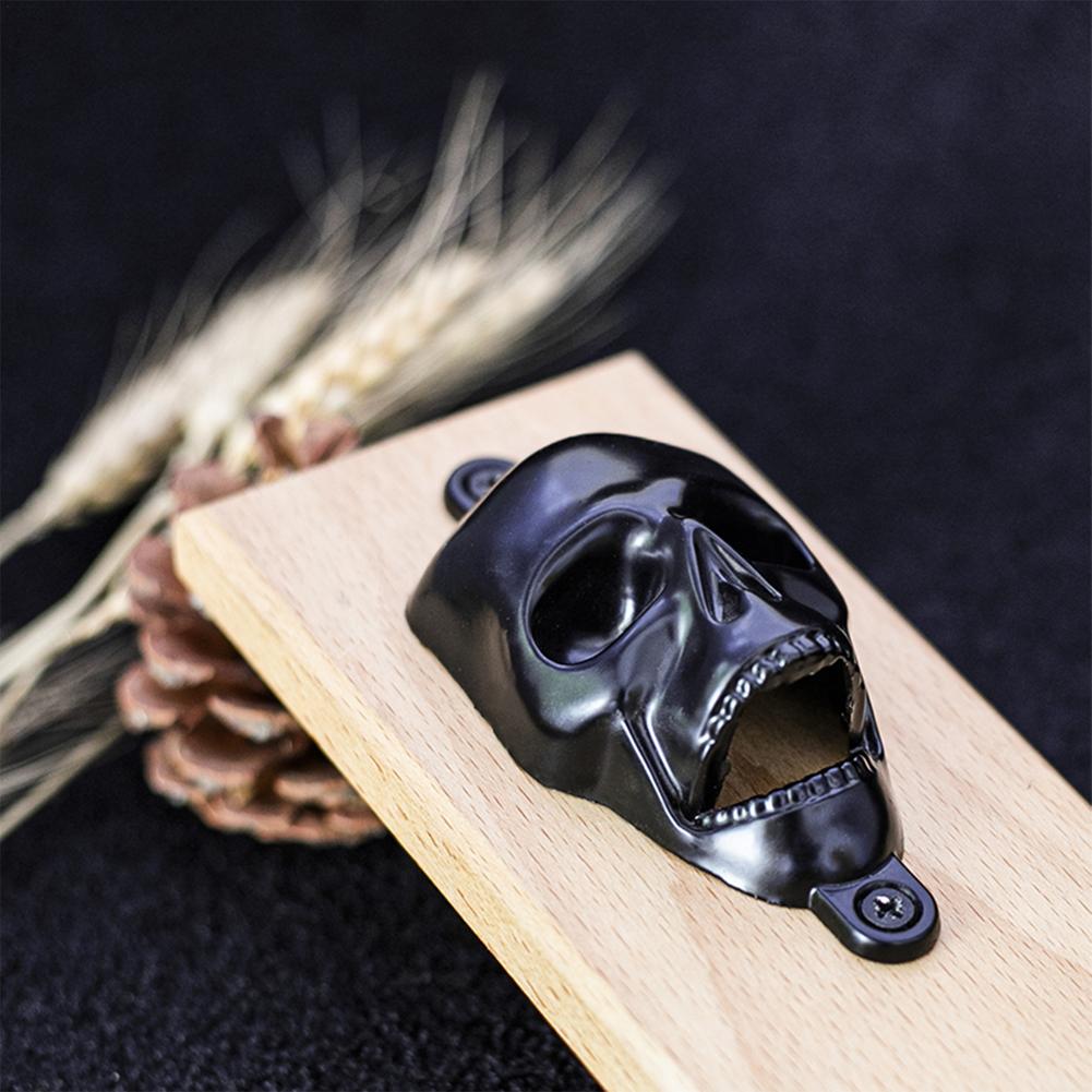 Halloween Party Wall Hanging Horror Skeleton Ghost Head Shaped Beer Bottle Opener For Home Bar