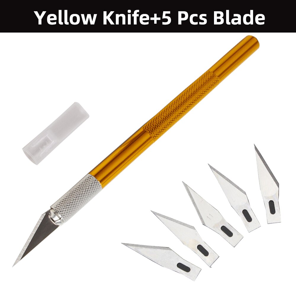 Diy Art Snijgereedschap Craft Snijden Kinfe Aluminium Hout Cutter Carve Mes Papier Cutter Diy Craft Naaien Snijgereedschap acces: K